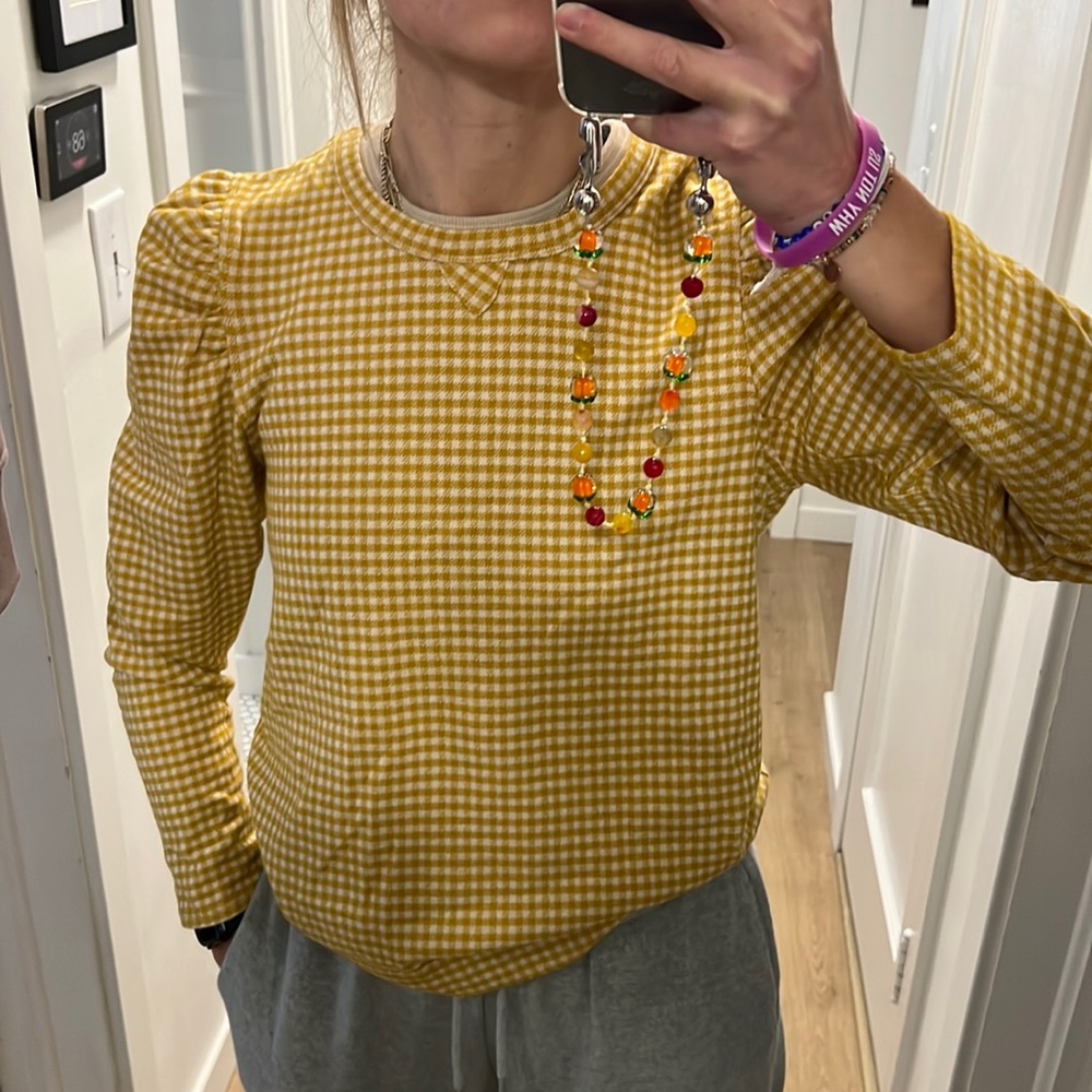 Anthropology light sweatshirt/shirt